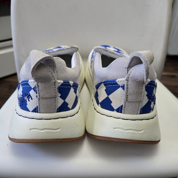 Ader Error Men's Log Lad Blue / White Slip On Sneakers - Picture 5 of 9